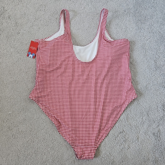 NWT Disney x Old Navy | Minnie Mouse Gingham One-Piece Swimsuit Womens 4X - Picture 8 of 11